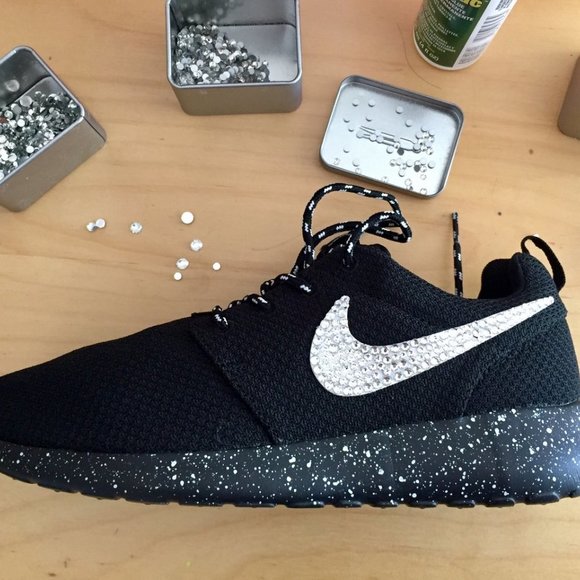 Custom Bling Nike Running Sneaker Sport Shoes D1 - Picture 7 of 8